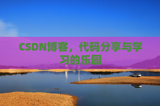 CSDN博客,代码分享与学习的乐园